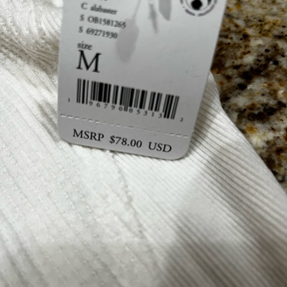 Free people Santa Clara waffle knit nwt - Picture 5 of 9